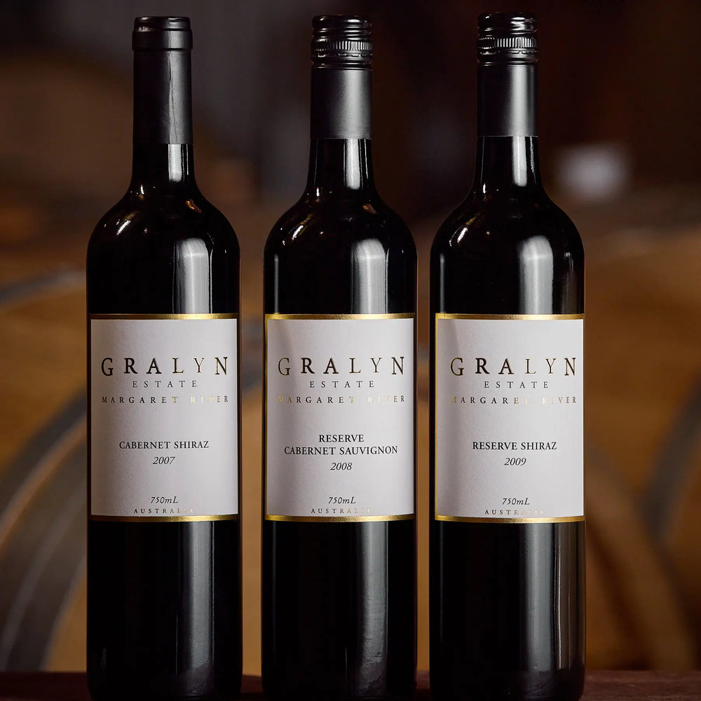 Gralyn Estate Eras Collection — a limited release of Wilyabrup dry reds from the 2007, 2008 and 2009 vintages.