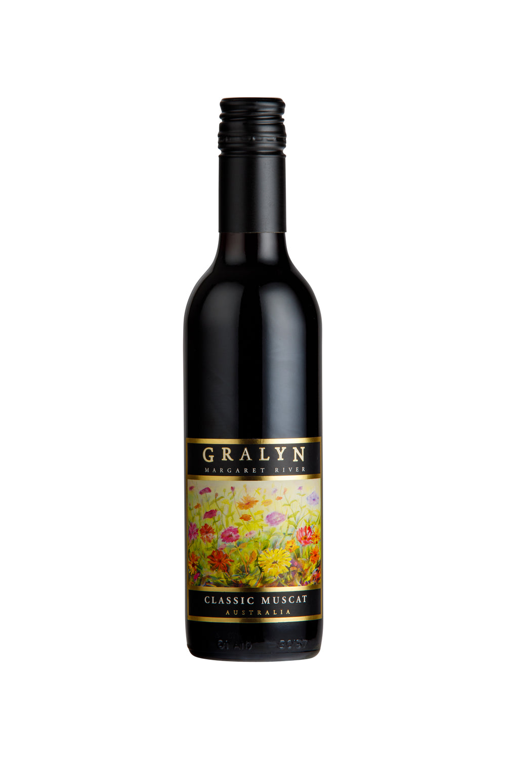 Bottle of Gralyn Estate Classic Muscat – 10-year barrel-aged fortified wine with 95 points and gold medals.