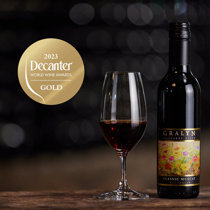 Decanter World Wine Awards - Gold Medal for Gralyn Classic Muscat 96 points