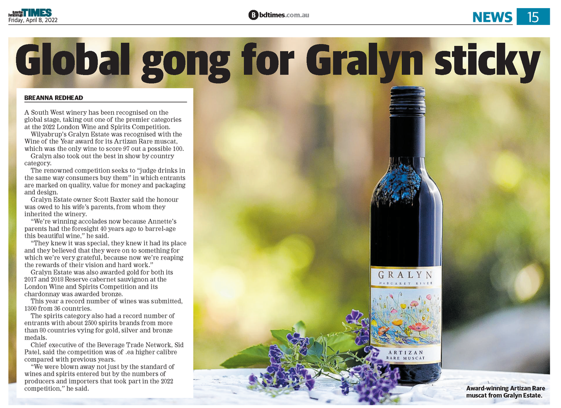 Global Gong for Gralyn - Artizan Rare Muscat