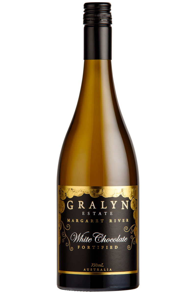 Bottle of Gralyn Estate White Chocolate Fortified wine