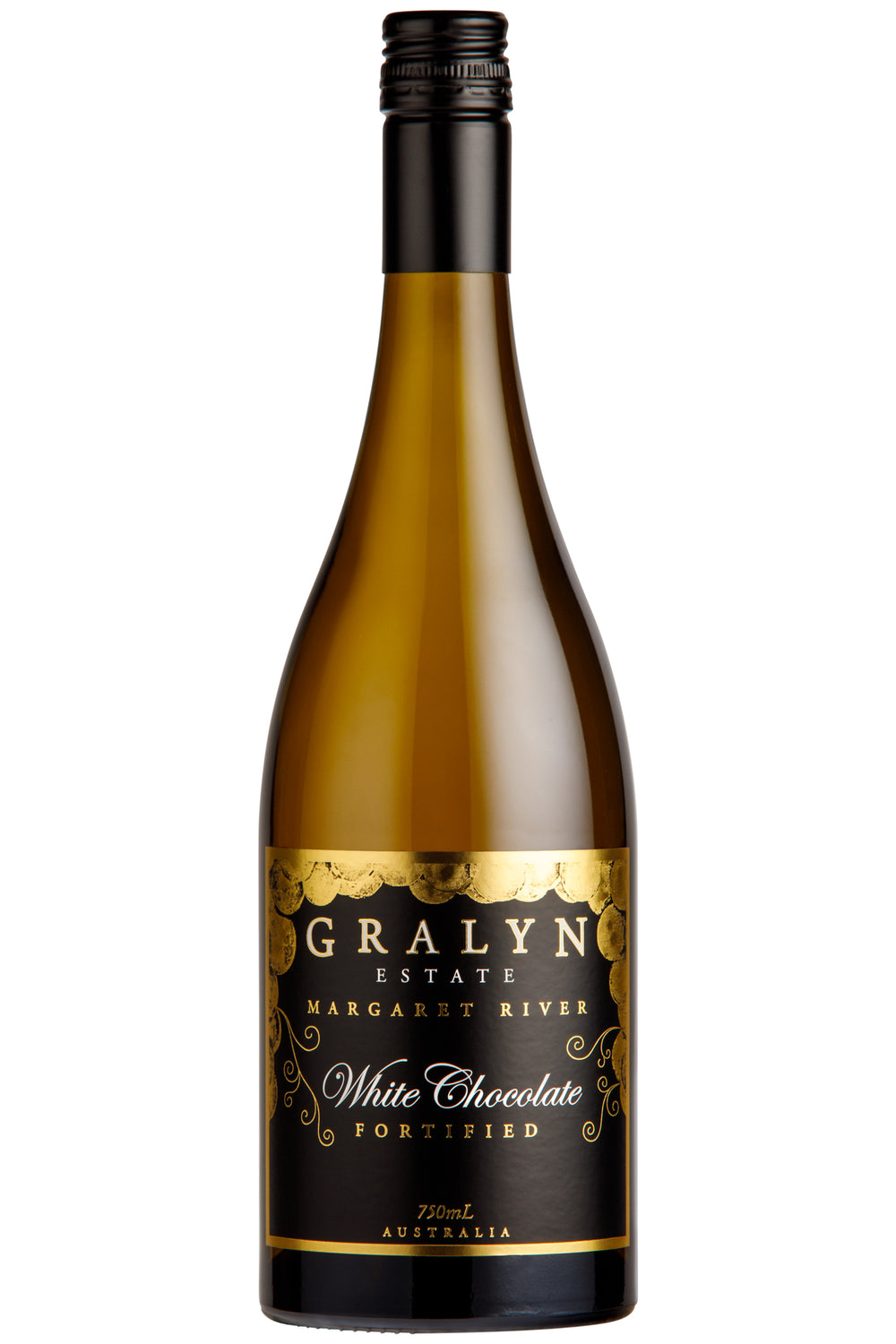 Bottle of Gralyn Estate White Chocolate Fortified wine